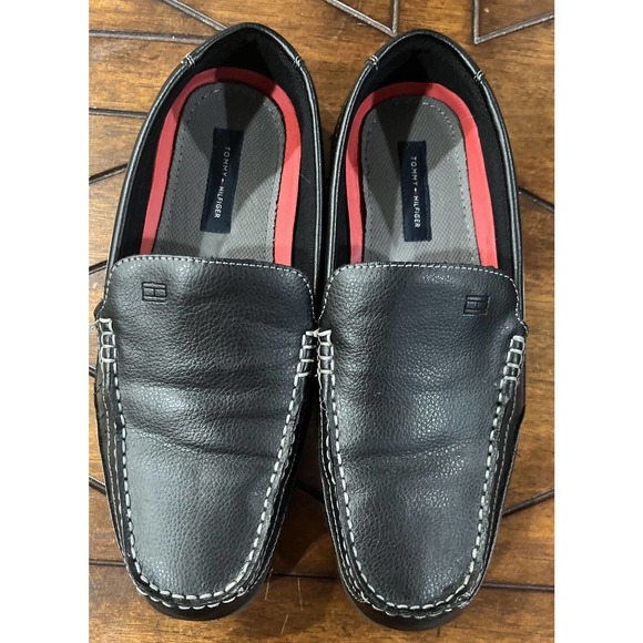 TOMMER HILFIGER Black‎ Loafer Shoes - Slips On - Size US 11W - Picture 3 of 6